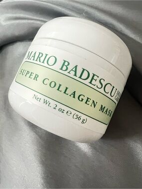 Mario Badescu White Jar with Light Green Label Super Collagen Mask